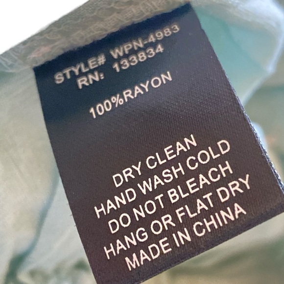 Love Culture 100% RAYON Wide Leg Pants Pull-On Loose Flowy Soft Pastels … - Picture 4 of 11